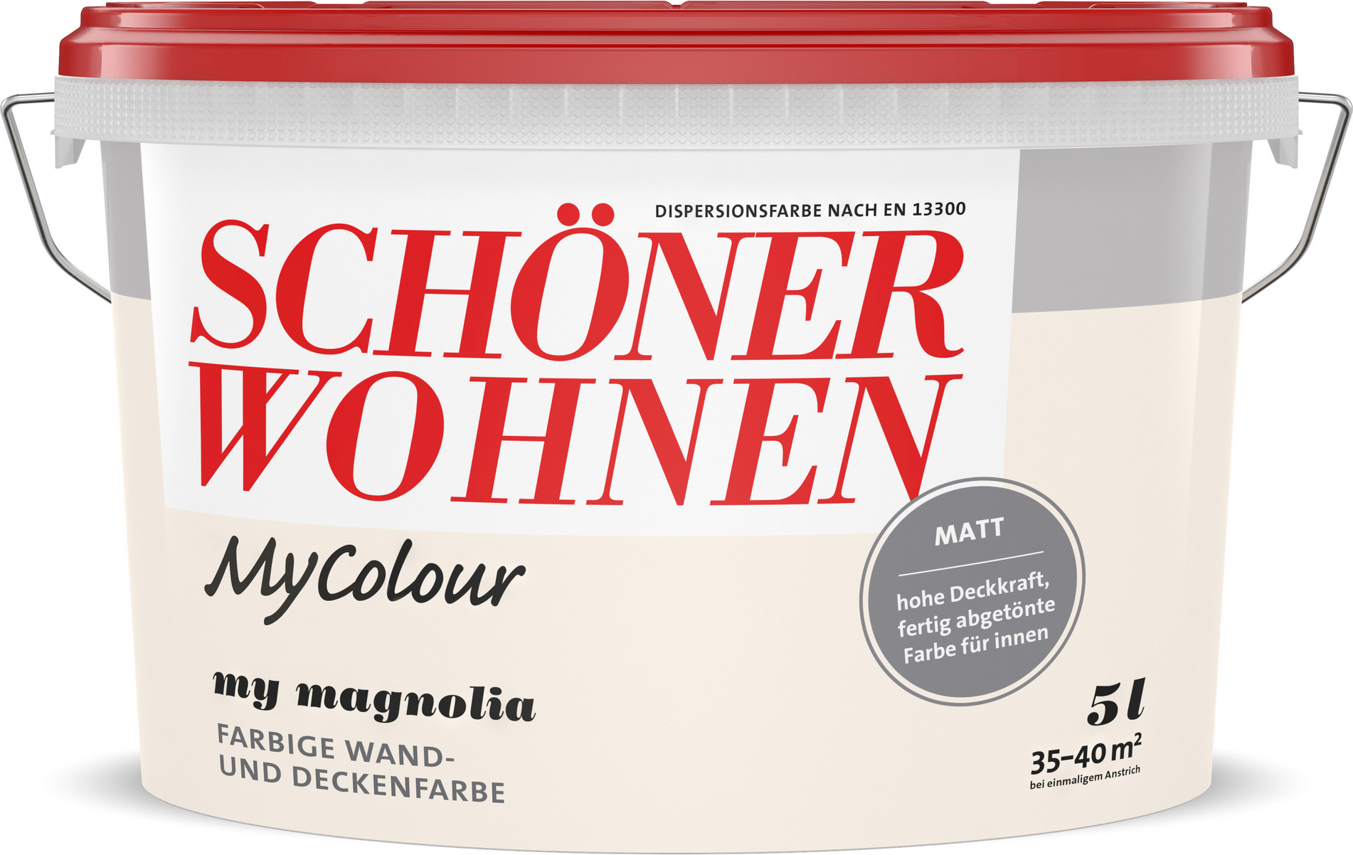 Thumbnail - Schöner Wohnen Farbe Wandfarbe my colour 'my magnolia' hellbeige matt 5 l
