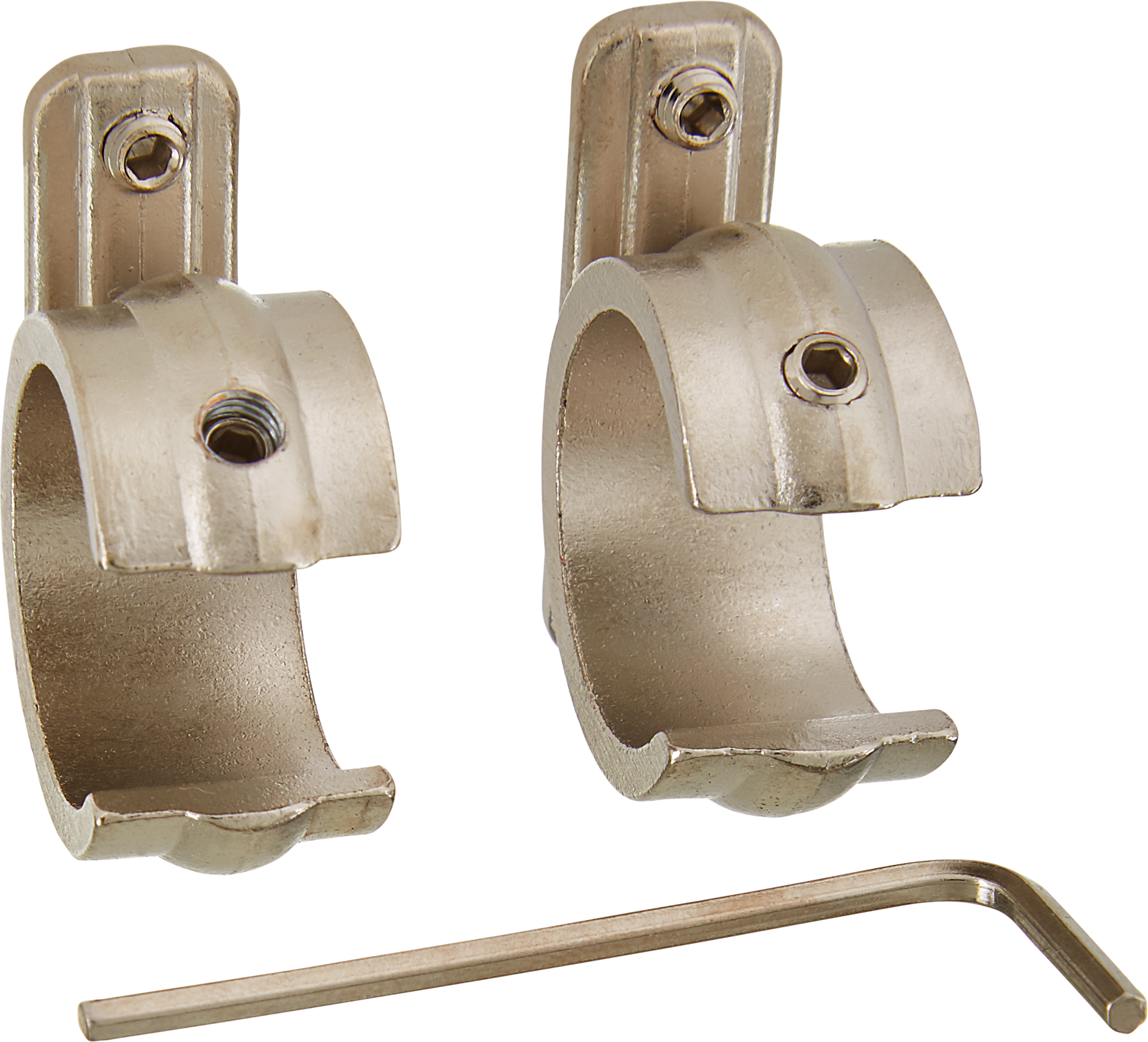 Gardinia Gardinenstangen-Ringadapter Edelstahl Ø 20 mm 2 Stück