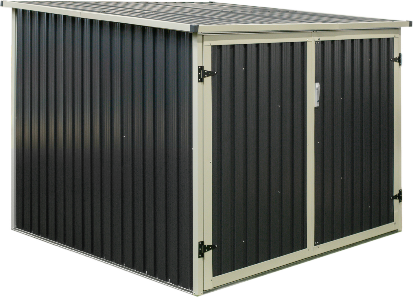 Westmann Fahrradgarage anthrazit Metall 200 x 203 x 158 cm