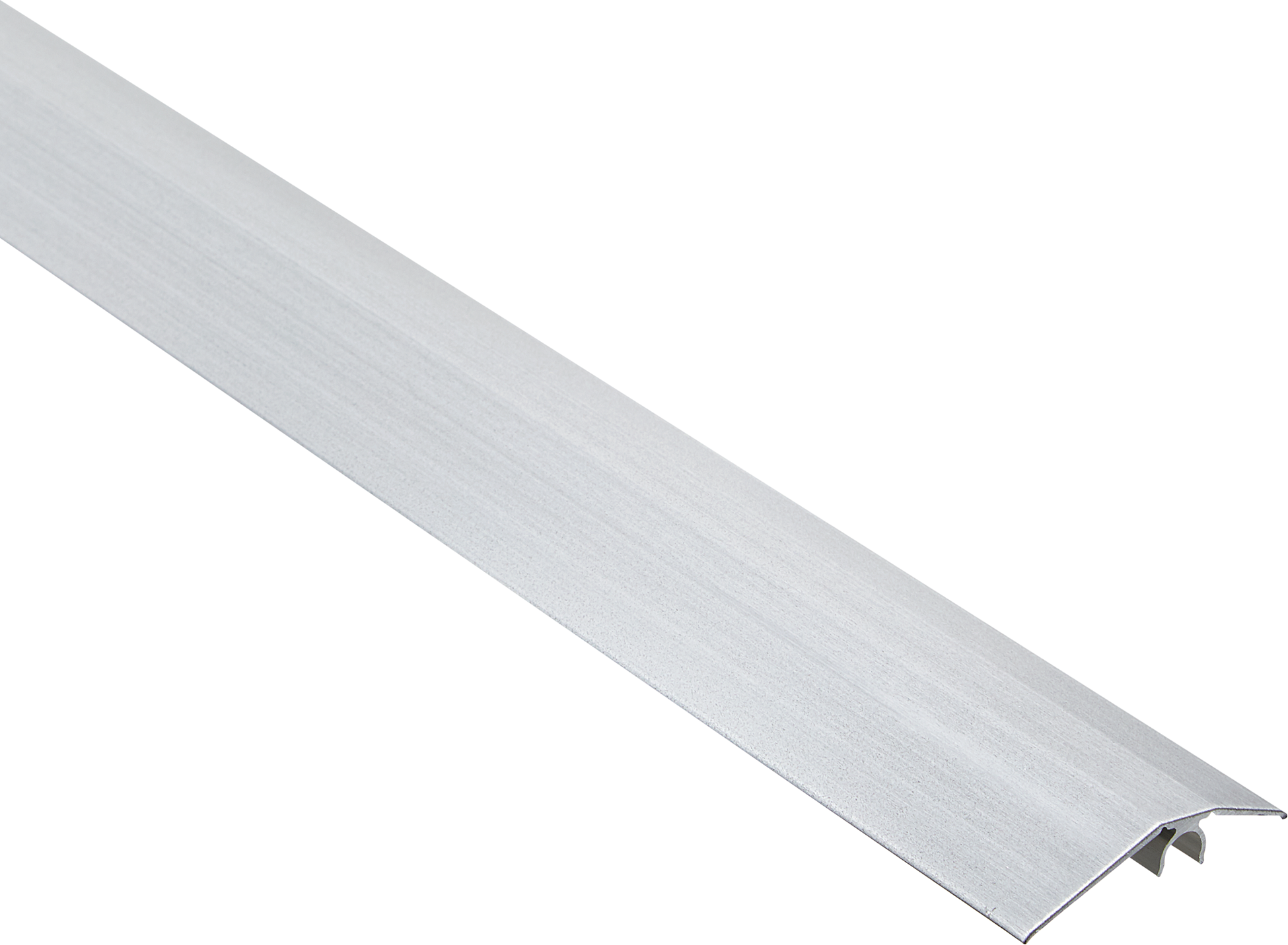 alfer Ausgleichsprofil 'clipstech®' Aluminium grau 1000 x 56 mm