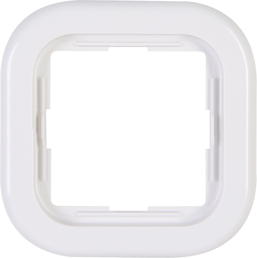 Kopp Abdeckrahmen 'Donau' 1-fach arktisweiß