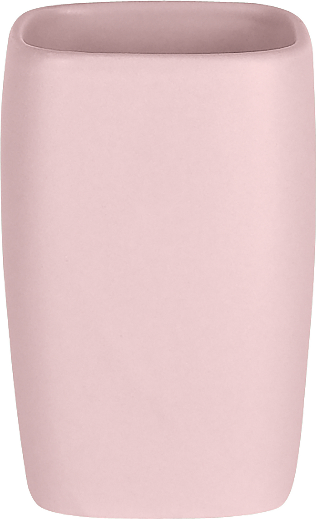 Spirella Zahnputzbecher 'Retro' pastellrosa Steingut