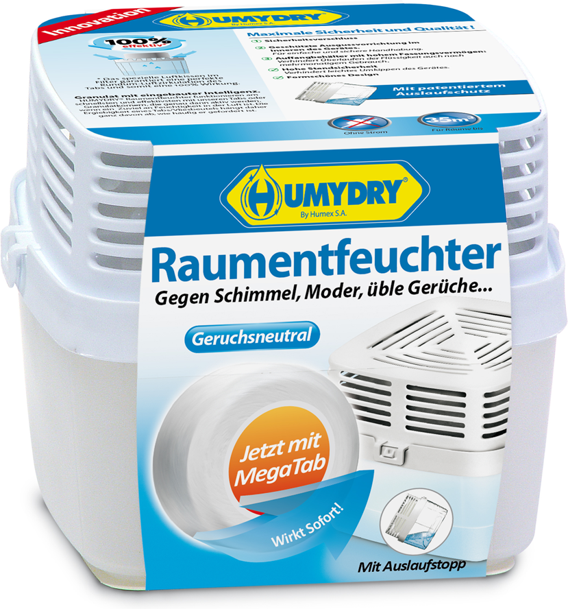 Humydry Raumentfeuchter mit Tab 500 g