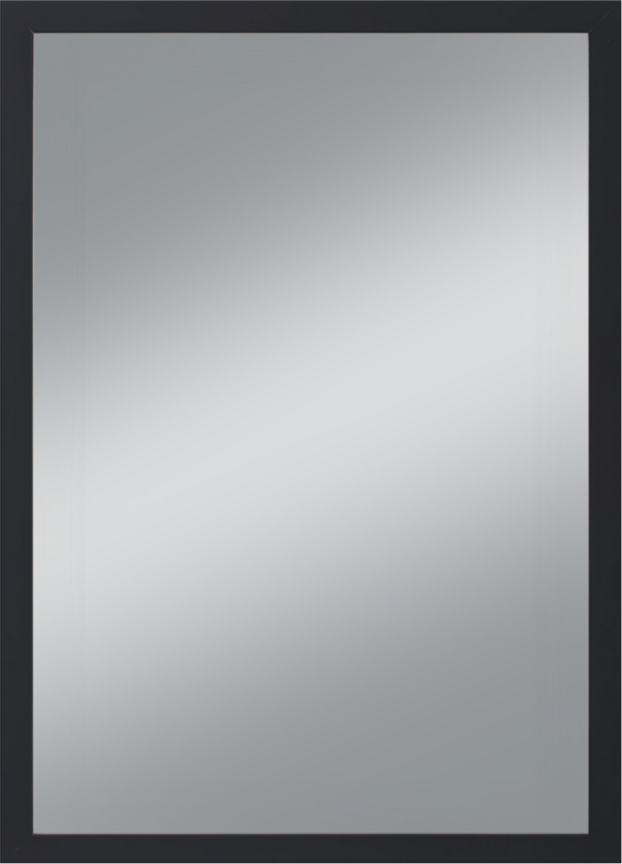 Kristall Form Badspiegel 'Beach' schwarz 40 x 60 cm