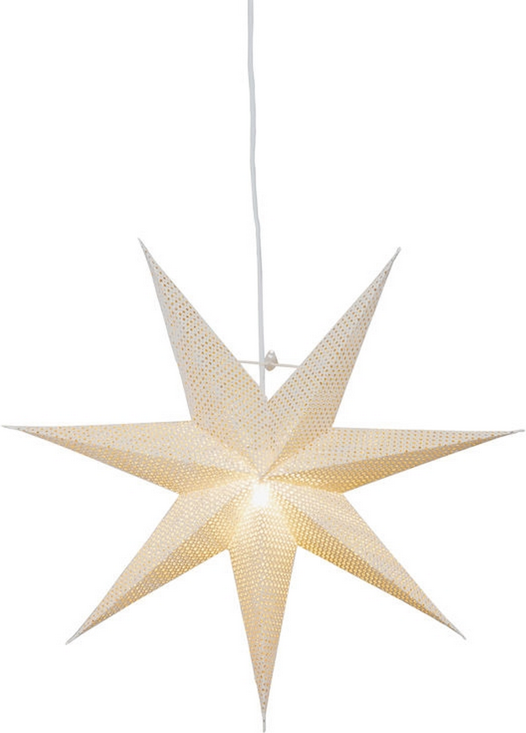 Papierstern weiß Ø 60 cm