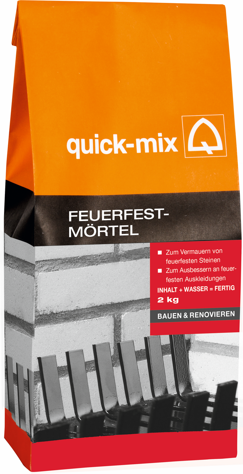Quick-mix Feuerfestmörtel 2 kg