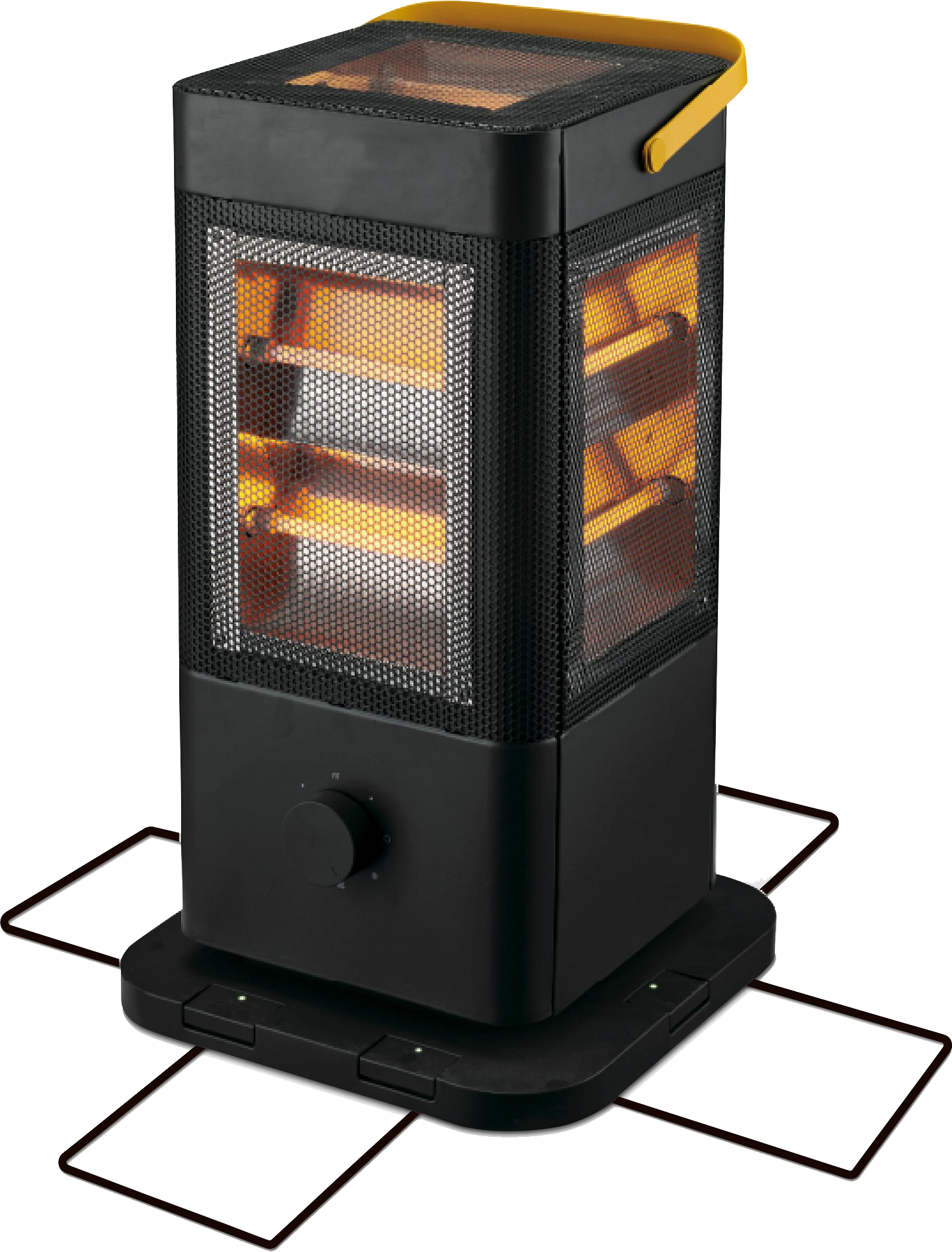 Quarzglas-Heizstrahler 2000 W