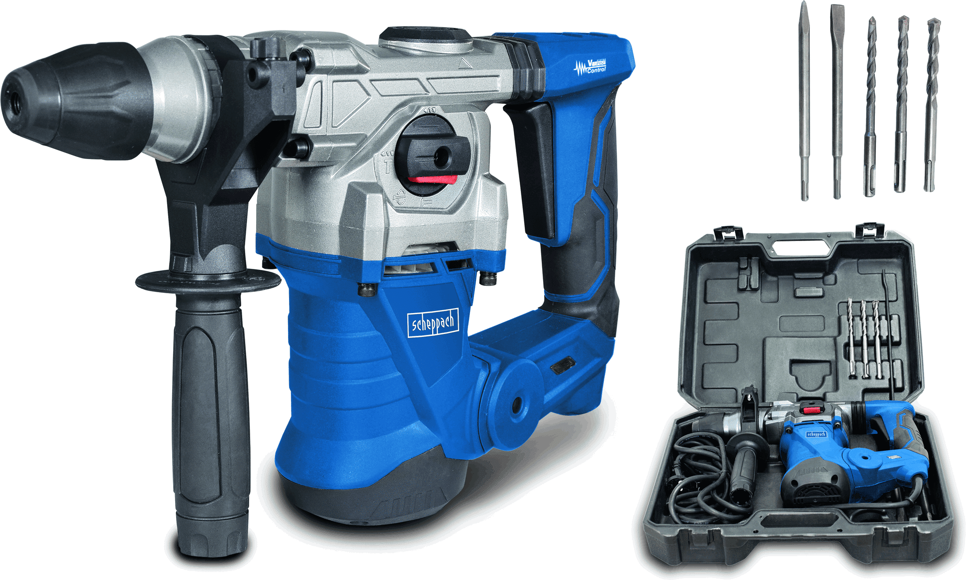 Thumbnail - Scheppach Bohr- und Schlaghammer 'DH1300 Plus' 1250 W 5 J SDS-Plus