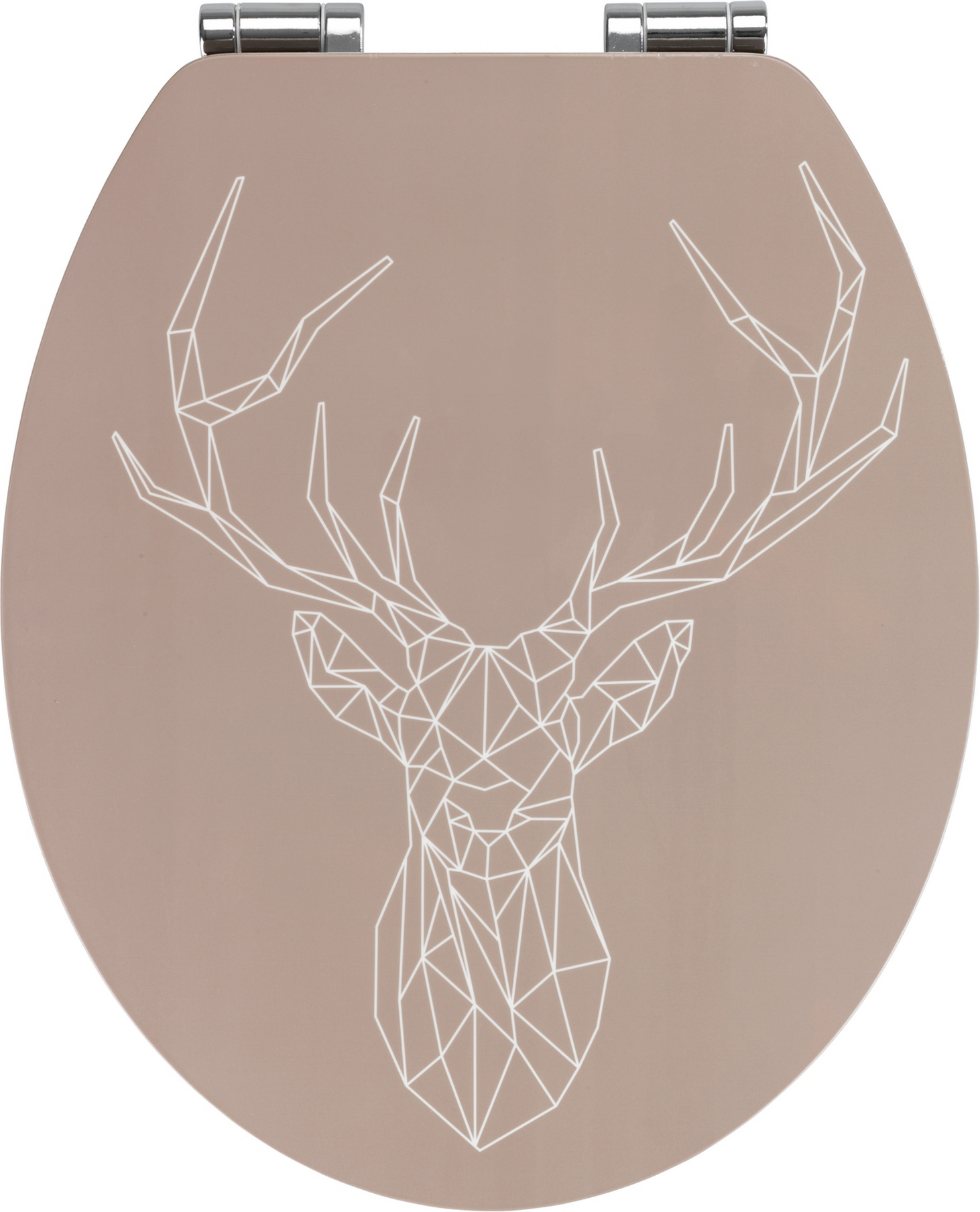 Wenko WC-Sitz 'Stag' mit Absenkautomatik Holzkern