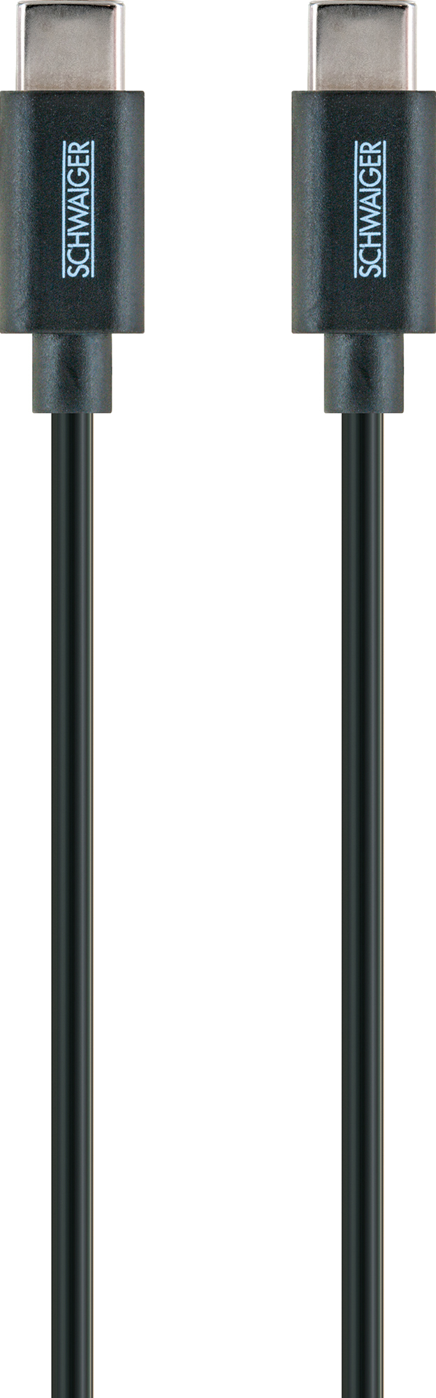 Schwaiger Sync- und Ladekabel USB-C schwarz 0,5 m