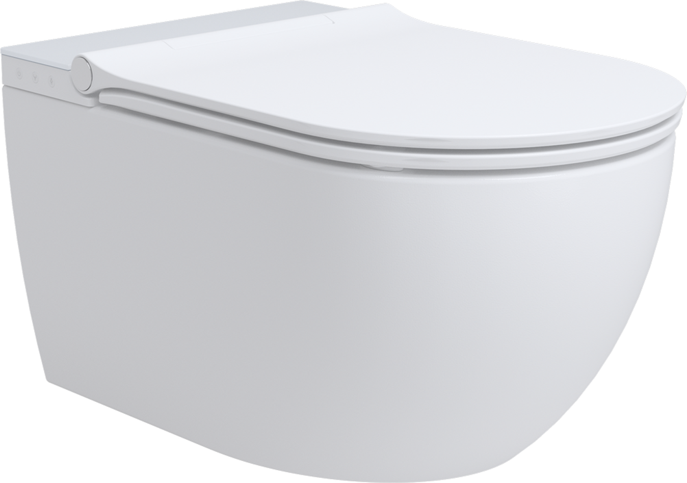 Wellbad Dusch-WC spülrandlos 'Tokio' inklusive WC-Sitz weiß