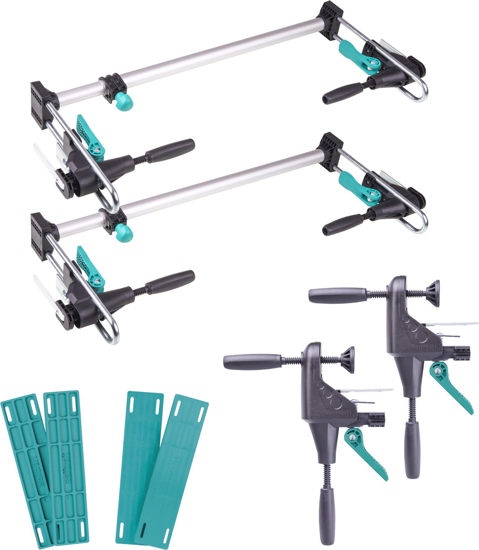 wolfcraft Türfutter-Montageset "Pro"