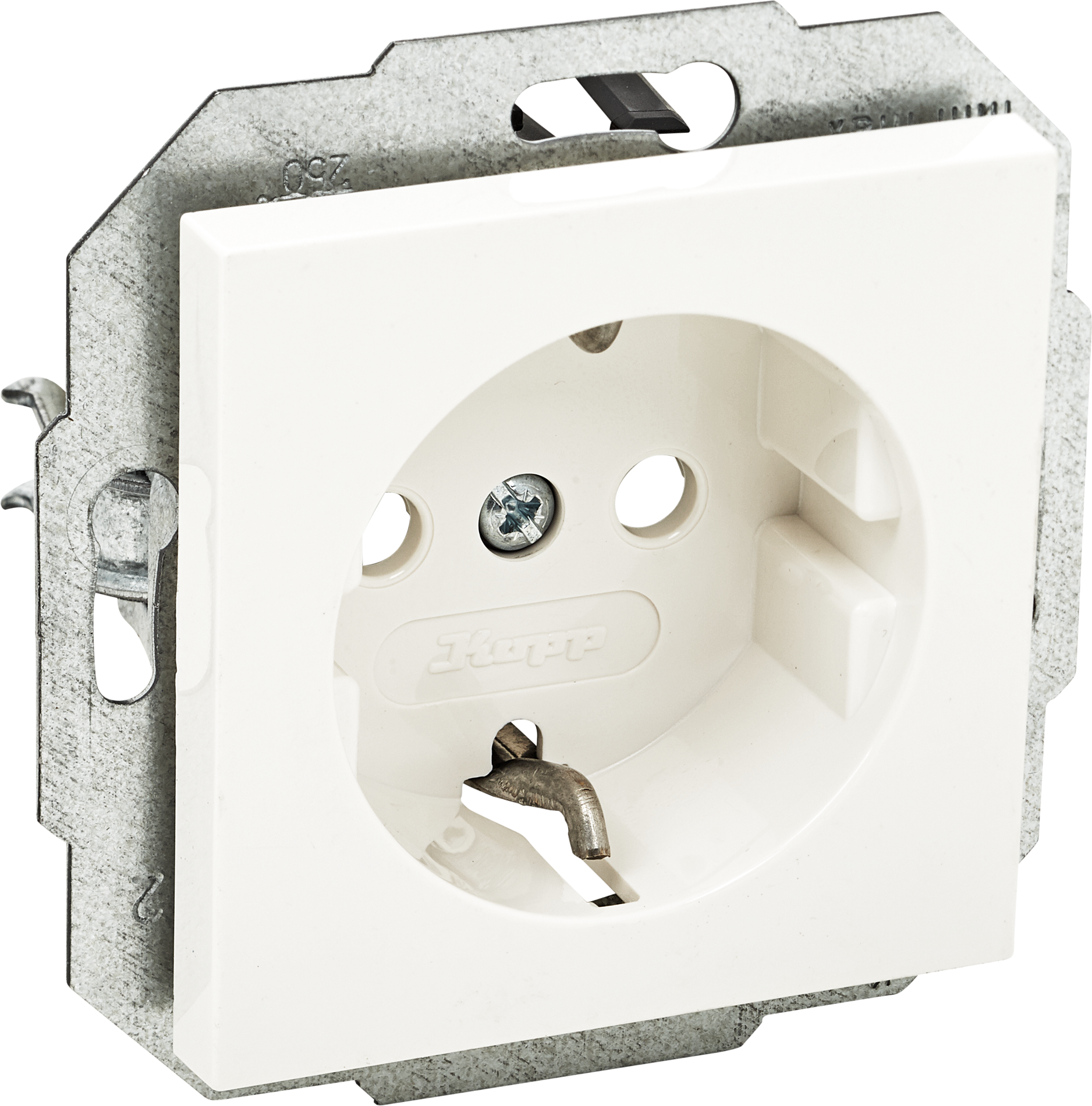 Kopp Schukosteckdose 'Athenis' 1-fach reinweiß