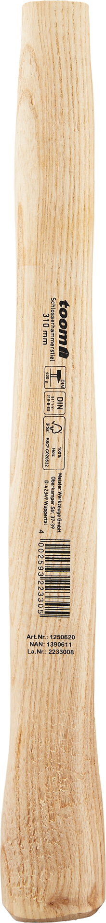 toom Schlosserhammerstiel 31 cm Esche FSC für bis 400 g