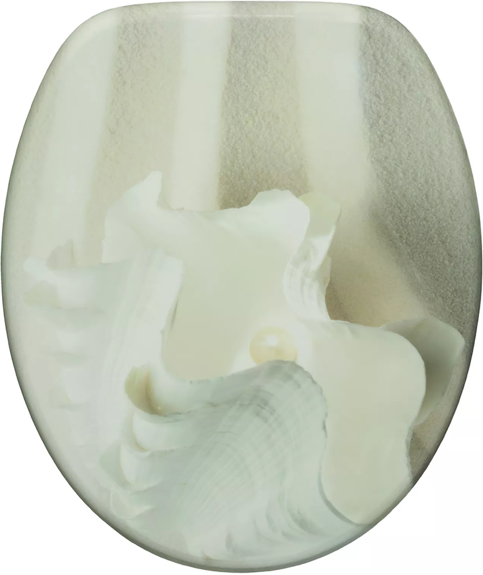 toom WC-Sitz 'White Pearl' Holzkern