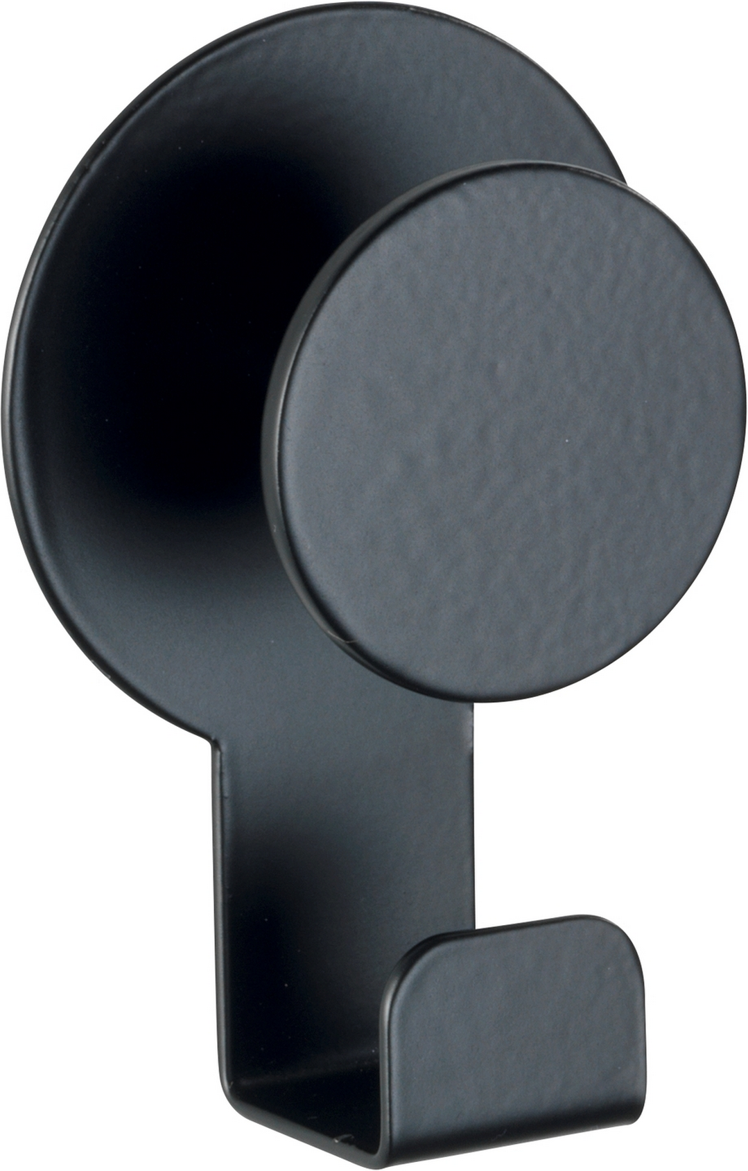 Wenko Wandhaken 'Blandas' schwarz matt Edelstahl 5 x 7,5 x 2,5 cm