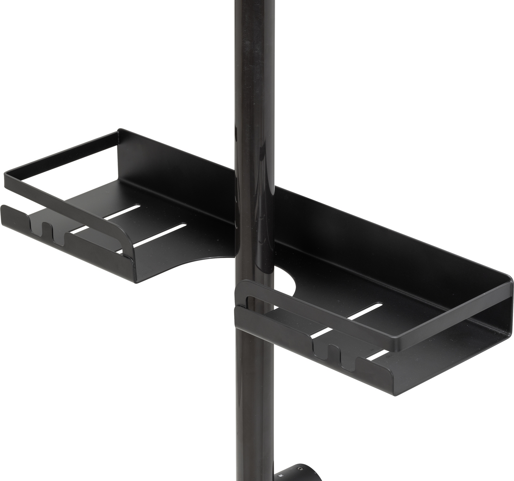 Wenko Duschregal 'Altarella' Edelstahl schwarz 35,5 x 4 x 10,5 cm