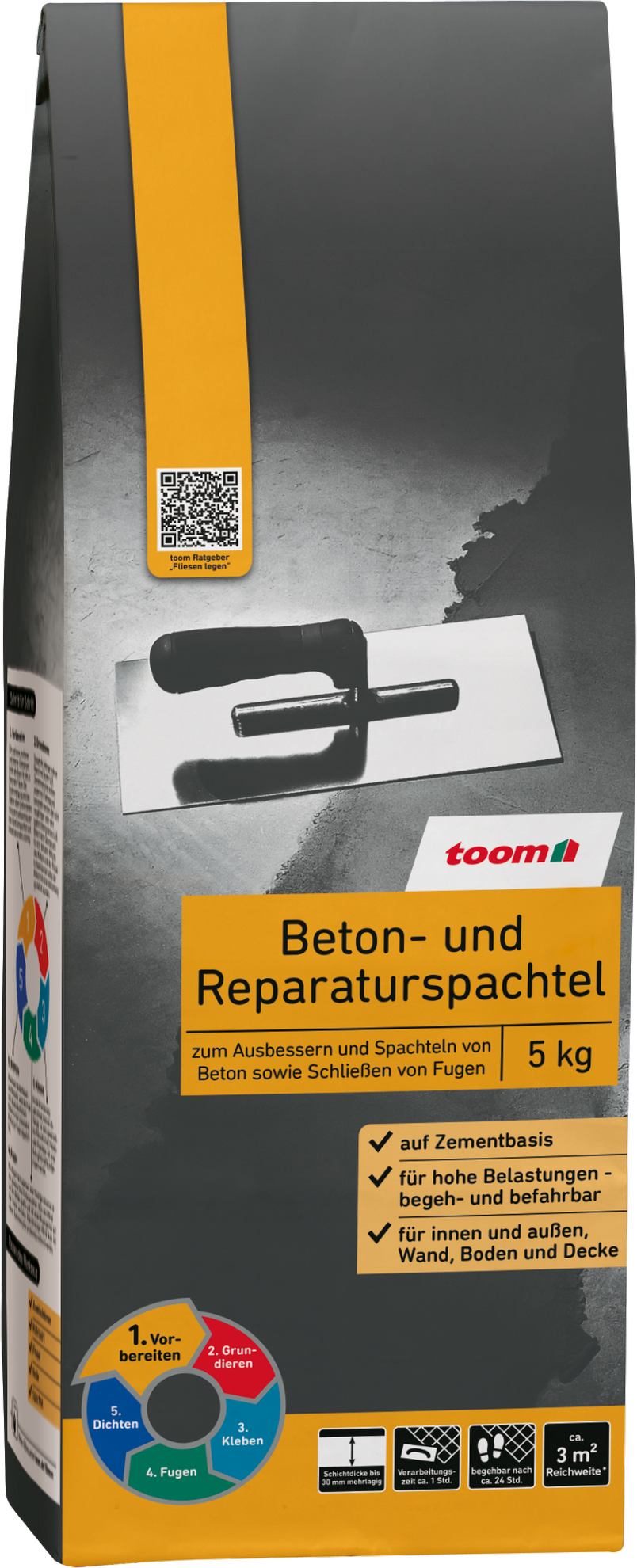 toom Beton- und Reparaturspachtel 5 kg