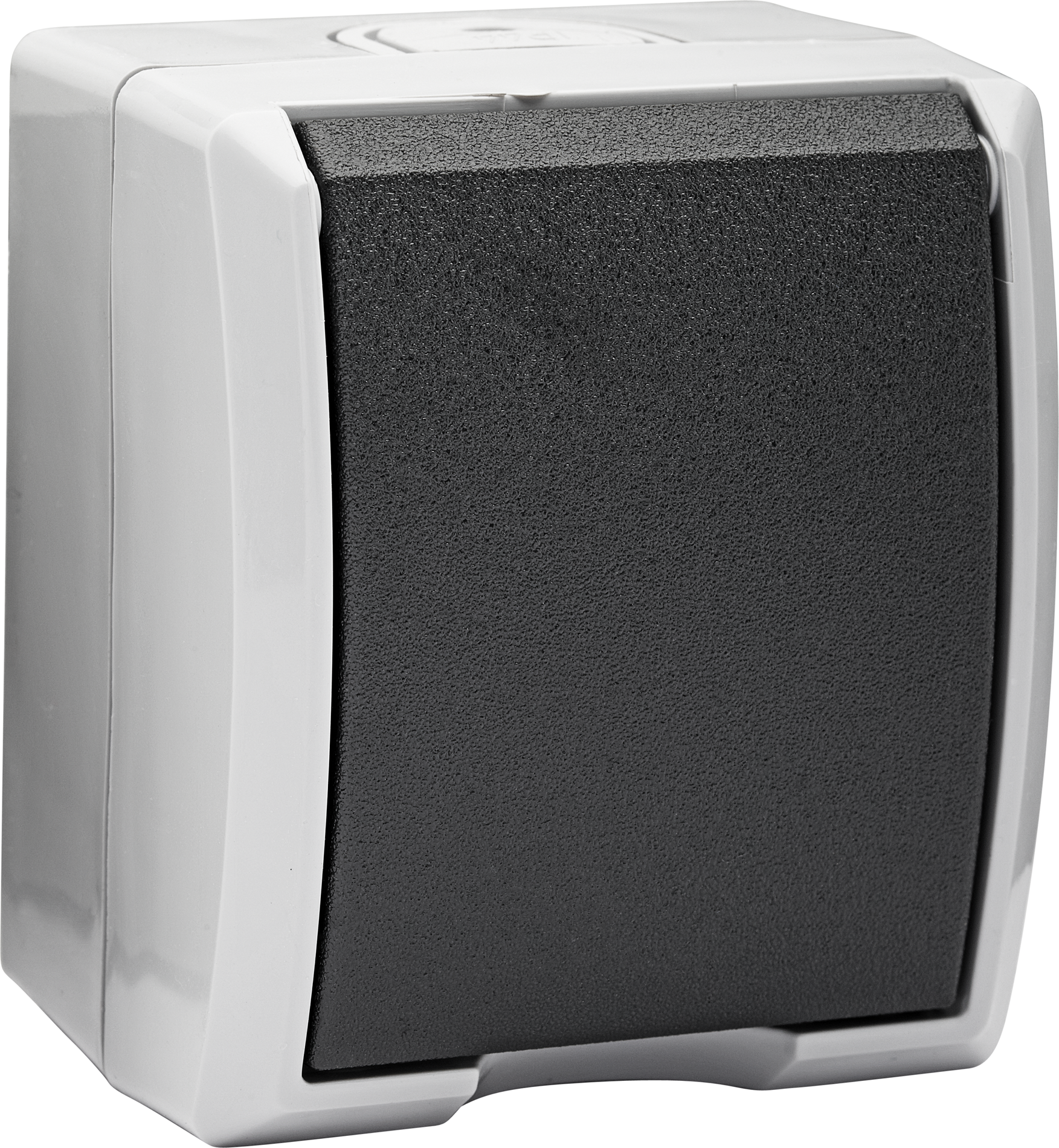 REV Ritter Steckdose mit Klappdeckel 'AquaLuxe' grau