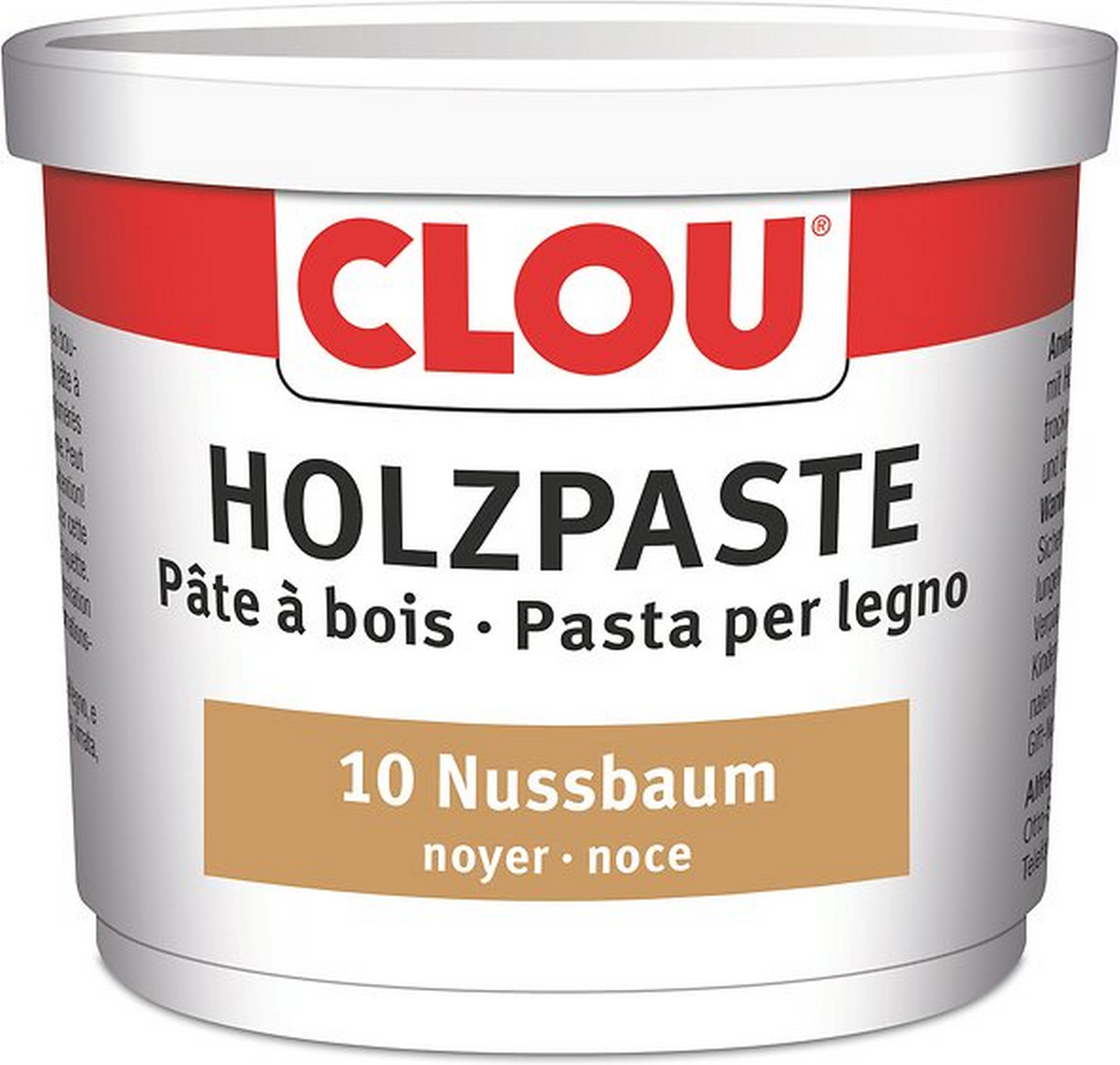 Clou Holzpaste nussbaumfarben 150 g