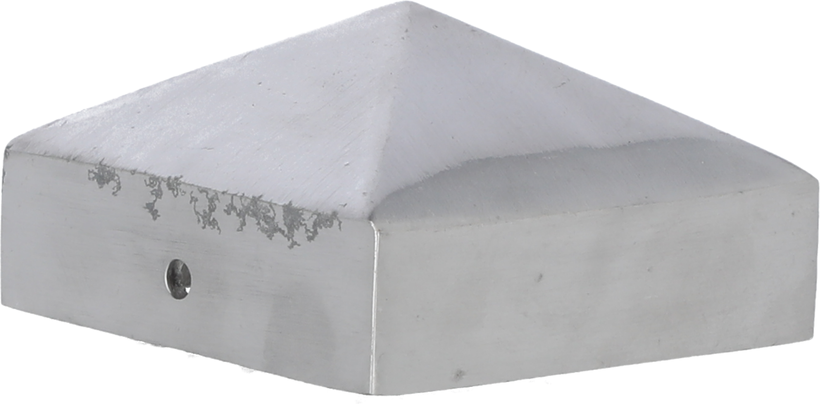 Thumbnail - Pfostenkappe Pyramide Aluminium 3,2 x 7,1 x 7,1 cm