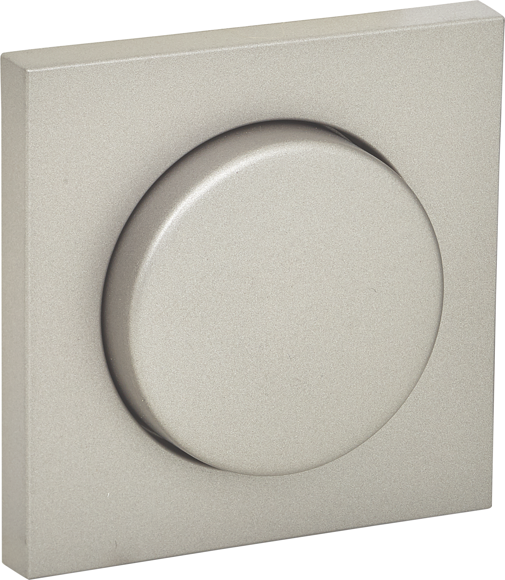 Kopp Dimmerabdeckung 'Athenis' 1-fach stahlfarben