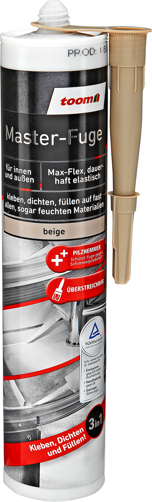 toom Dichtungskleber 'Master-Fuge' beige 290 ml