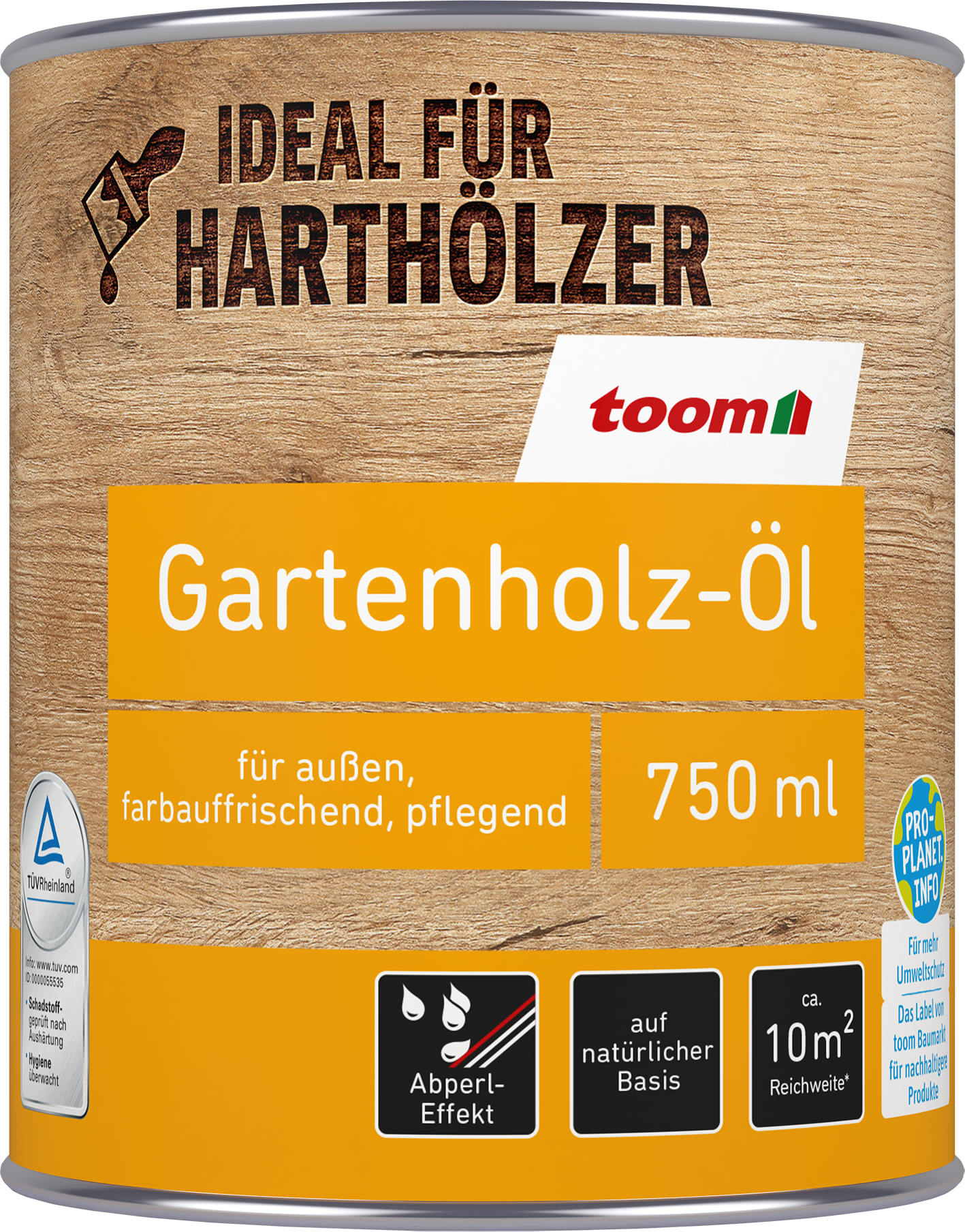 toom Holzöl 'Natur' beige 750 ml