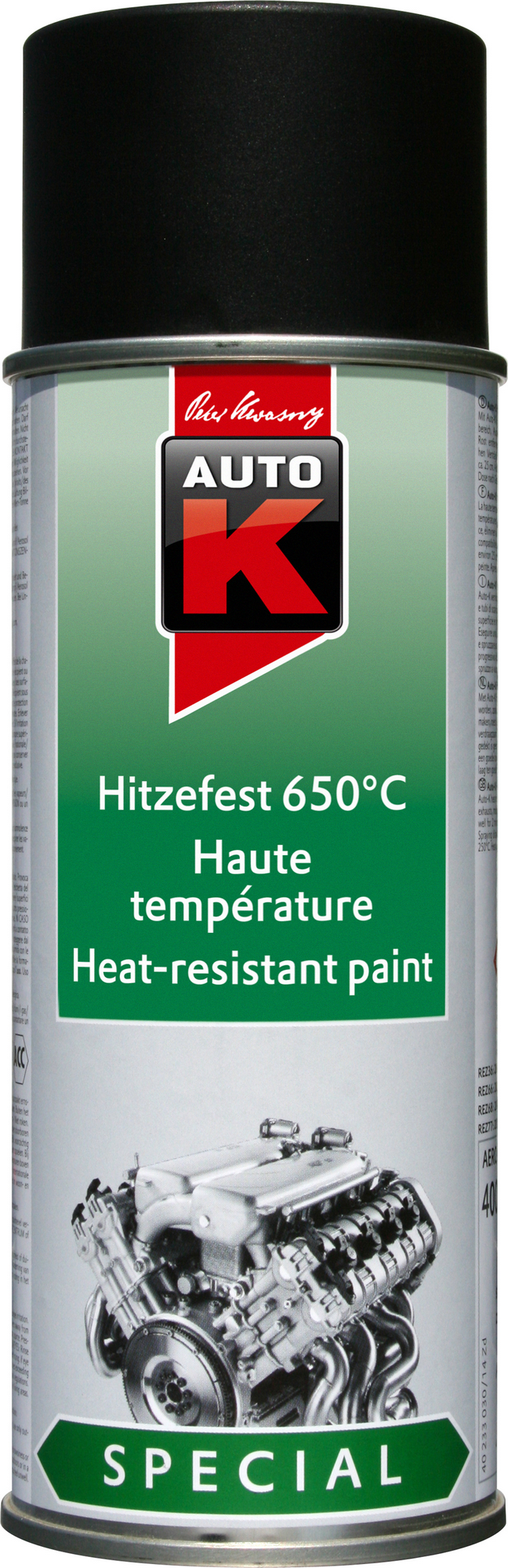 Auto K Auto-K Autolackspray Hitzefest 300°C schwarz 400 ml