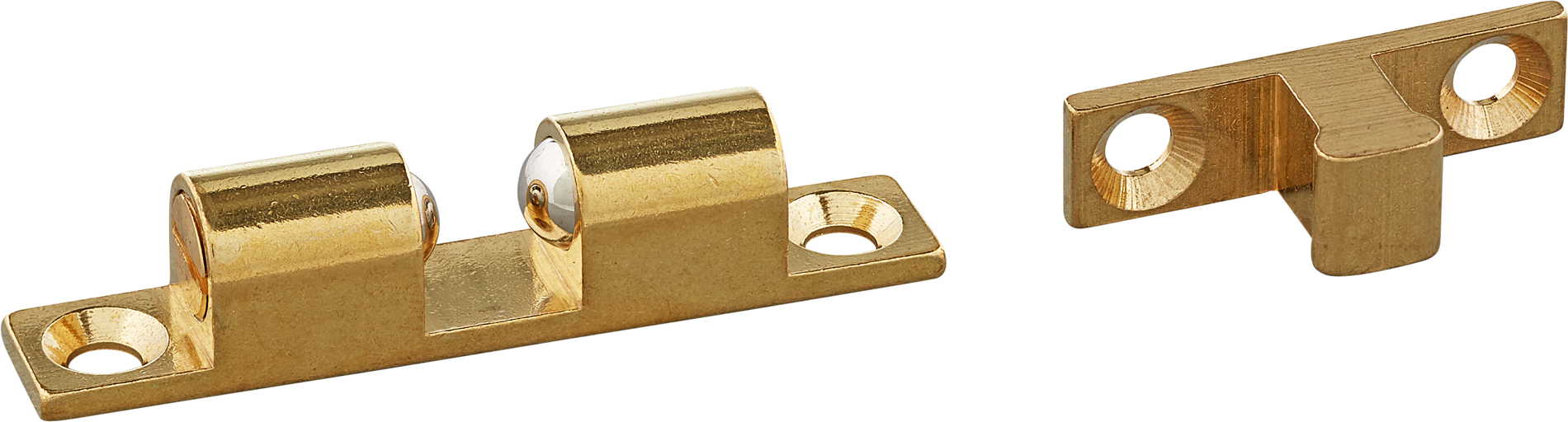 toom Kugelschnäpper Messing poliert 5 x 1,1 x 0,9 cm