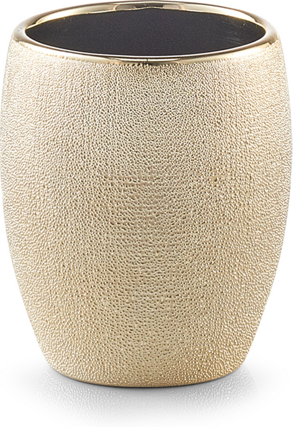 Zeller Zahnputzbecher goldfarben Ø 8,1x 9,8 cm