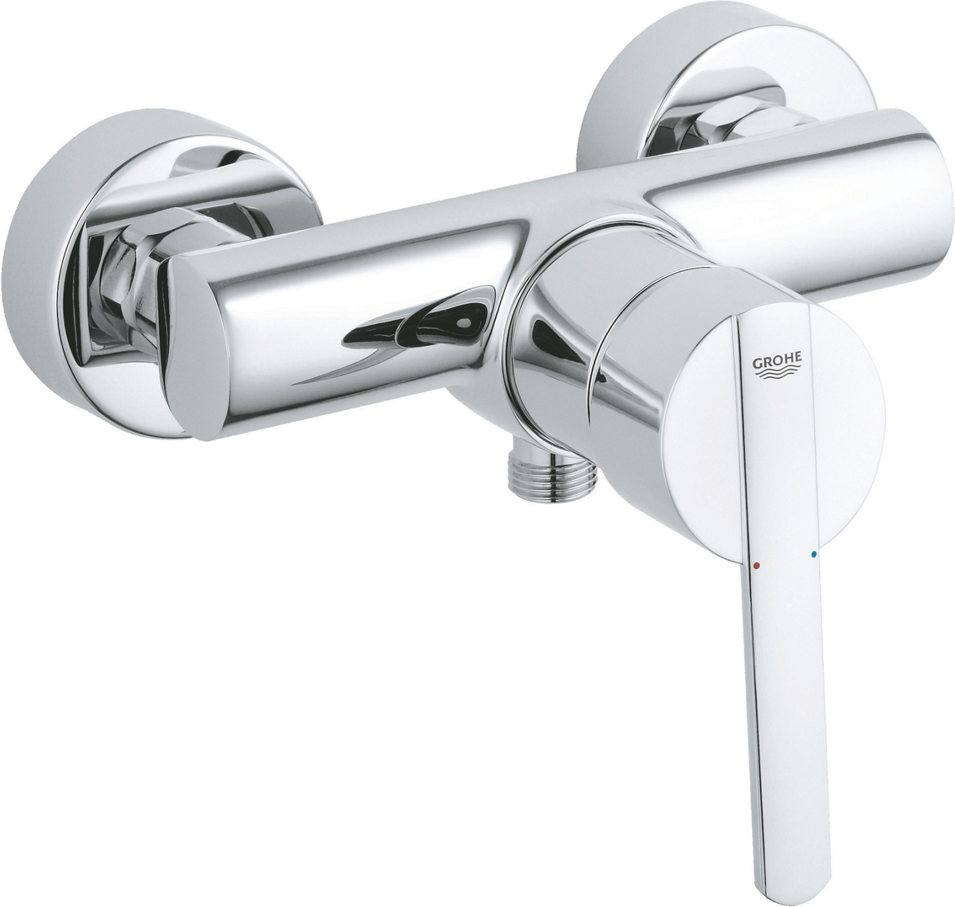 Grohe Brausearmatur 'Feel' chromfarben 14,7 x 15,2 x 24 cm