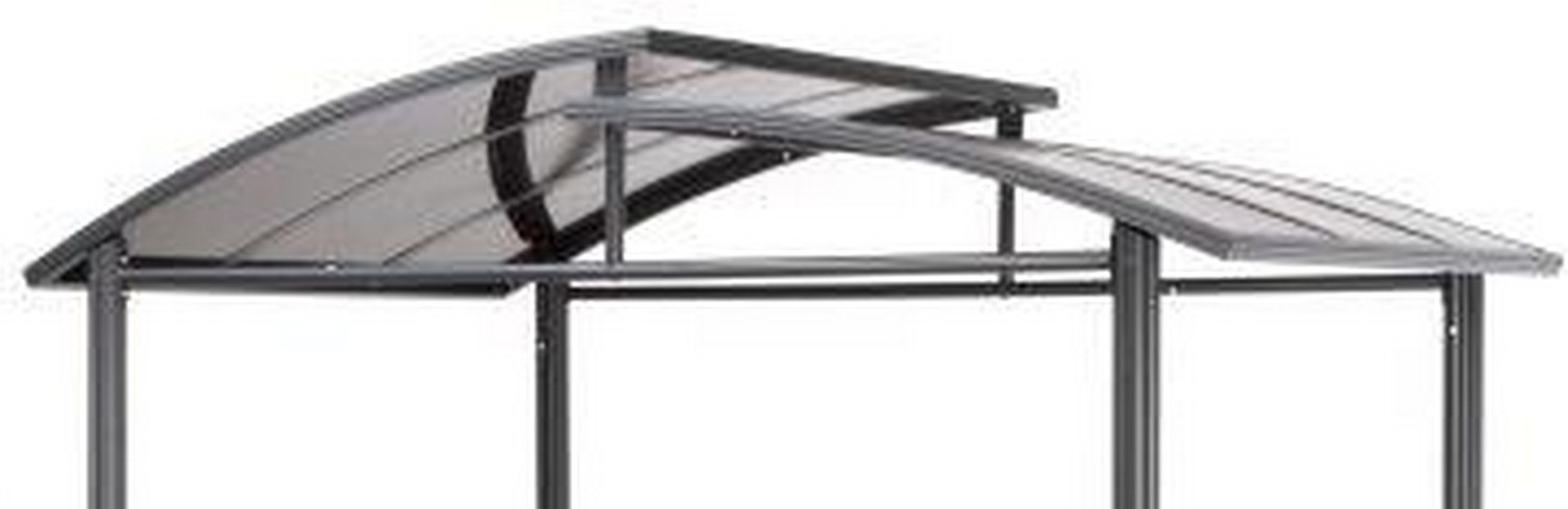 Ersatzdachplatten für Grillpavillon grau 240 x 230 cm