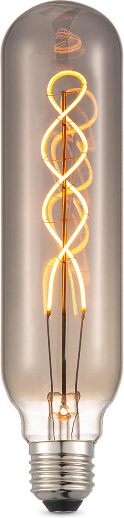 Besselink Licht LED-Leuchtmittel 'Tube Spiral' rauch 4 W 140 lm