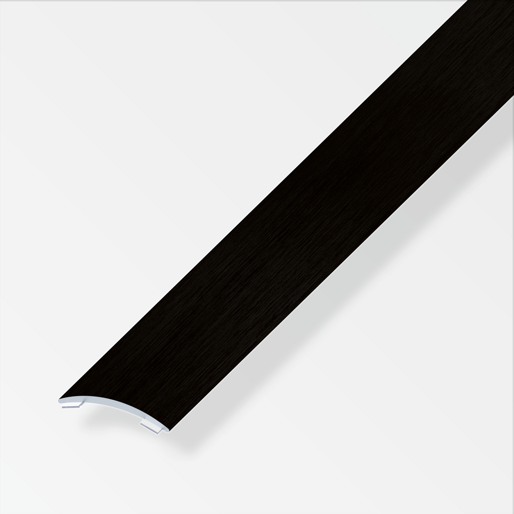 Übergangsprofil schwarz gebürstet, selbstklebend 1000 x 30 x 5 mm