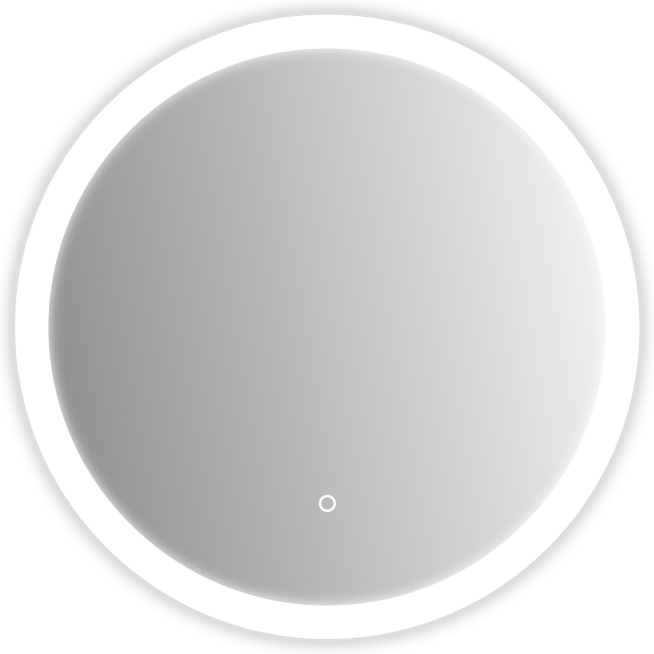 Kristall Form LED-Spiegel 'Valencia' Ø 55 cm