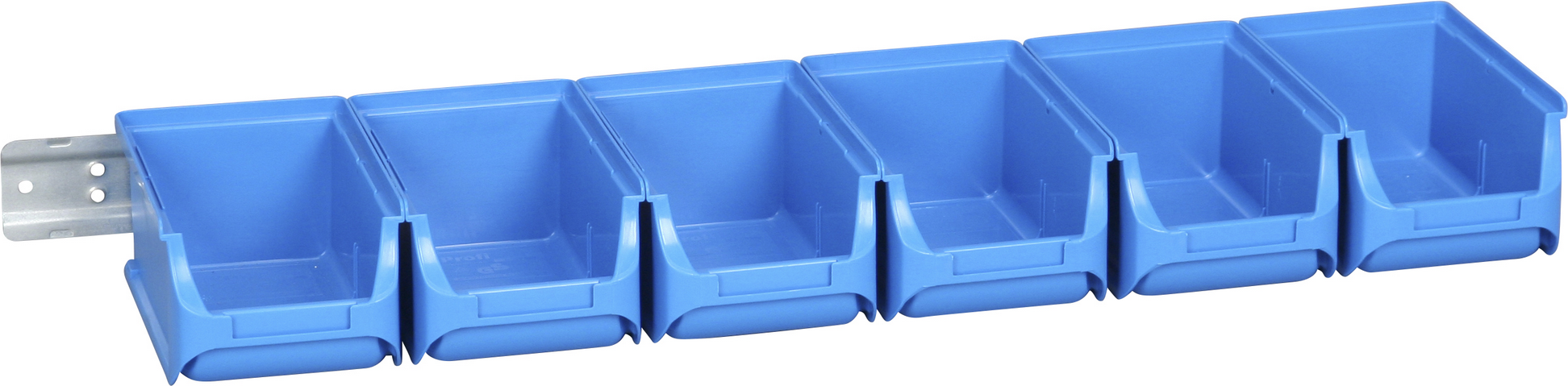 Allit ProfiPlus Sichtboxen-Set 'Set 2/7' 7-teilig blau 61,5 x 16,5 x 7,5 cm
