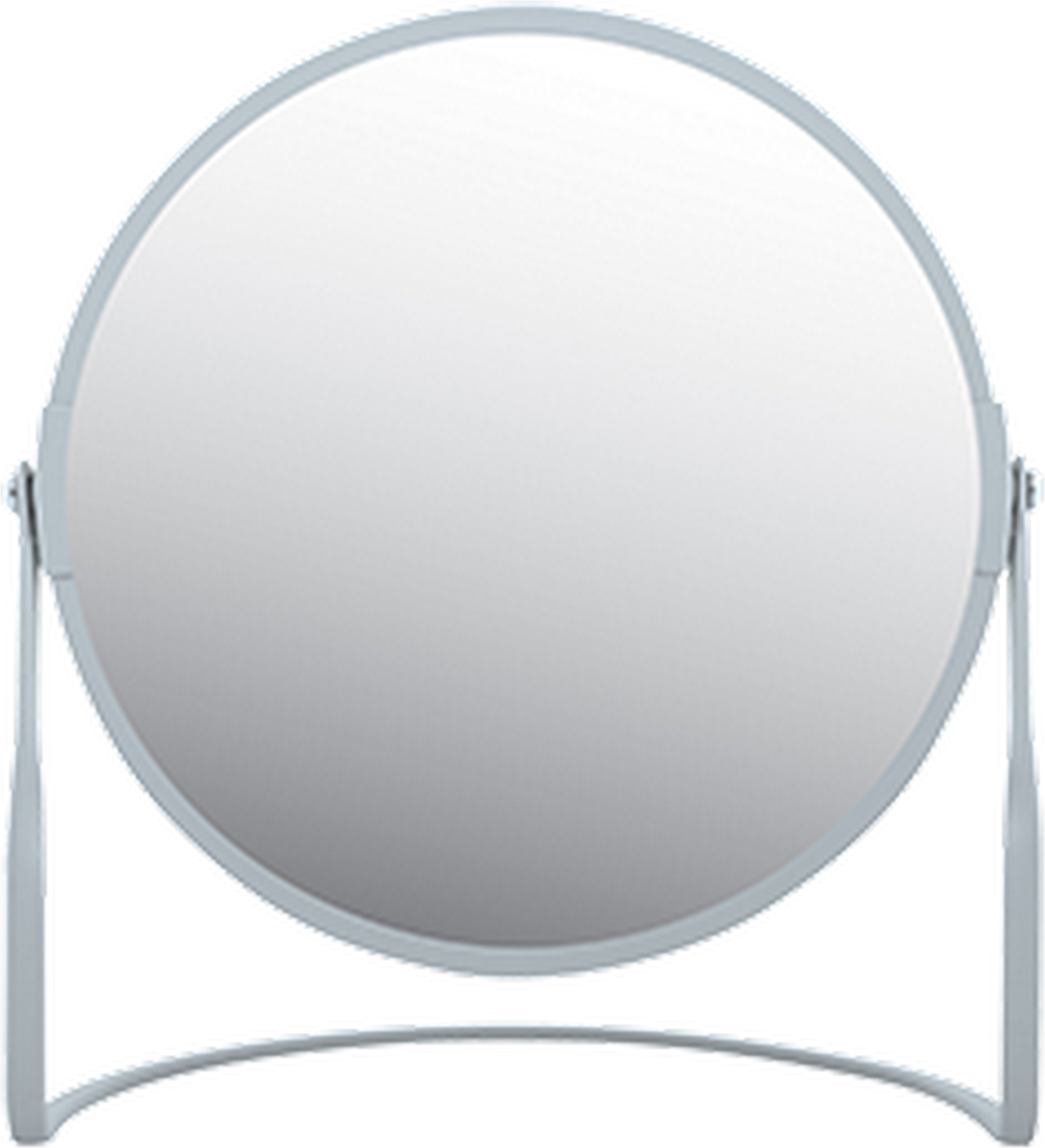 Spirella Standspiegel 'Akira' eisblau Ø 18,4 cm, mit 5-fach Vergrößerung