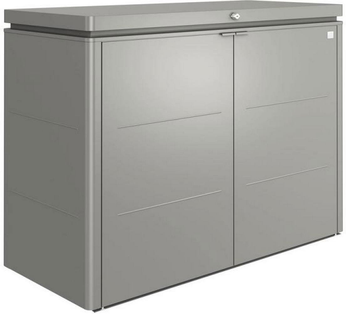 Thumbnail - Biohort Gartenschrank 'HighBoard 160' quarzgrau metallic 160 x 70 x 118 cm