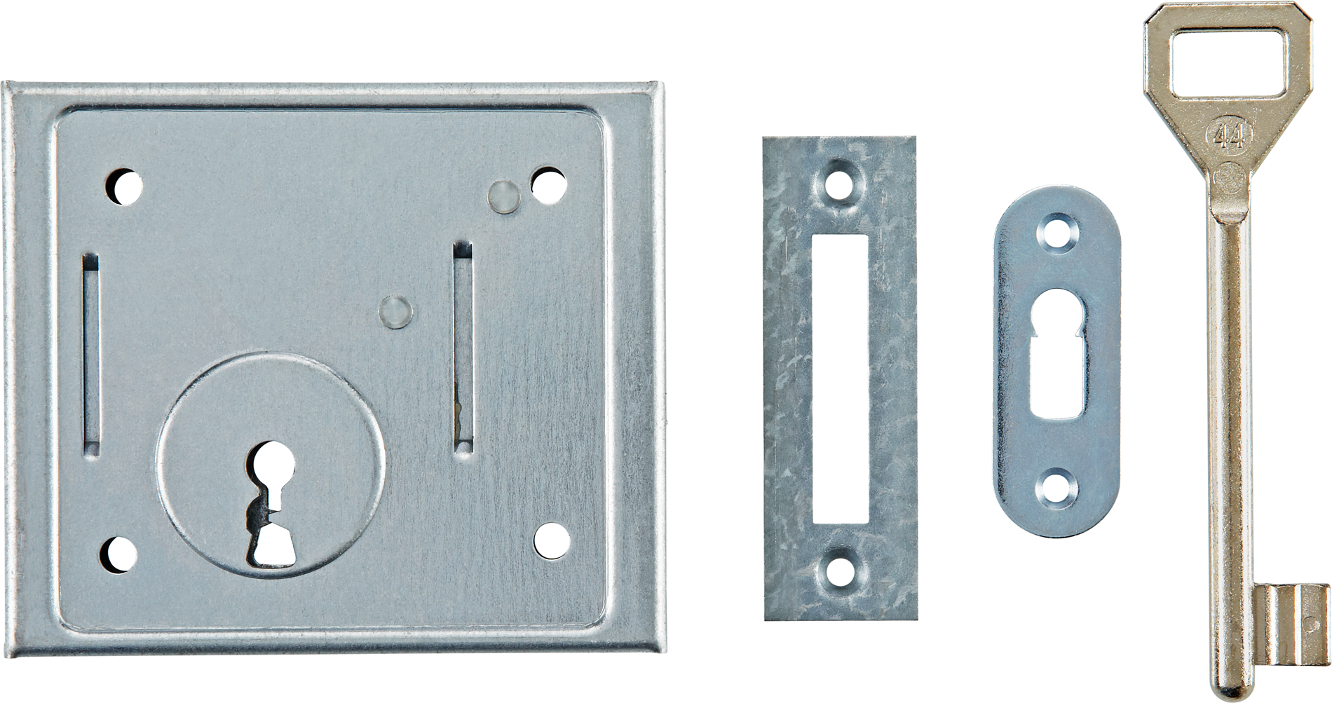 ABUS Buntbart-Aufschraubschloss verzinkt