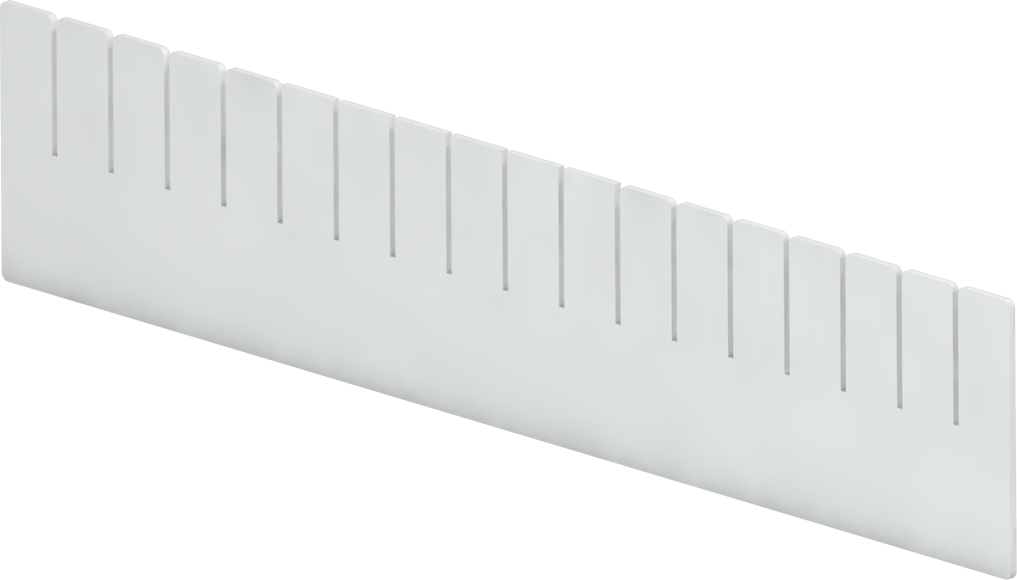 Eurobox Abtrenner weiß 55,4 x 11 cm