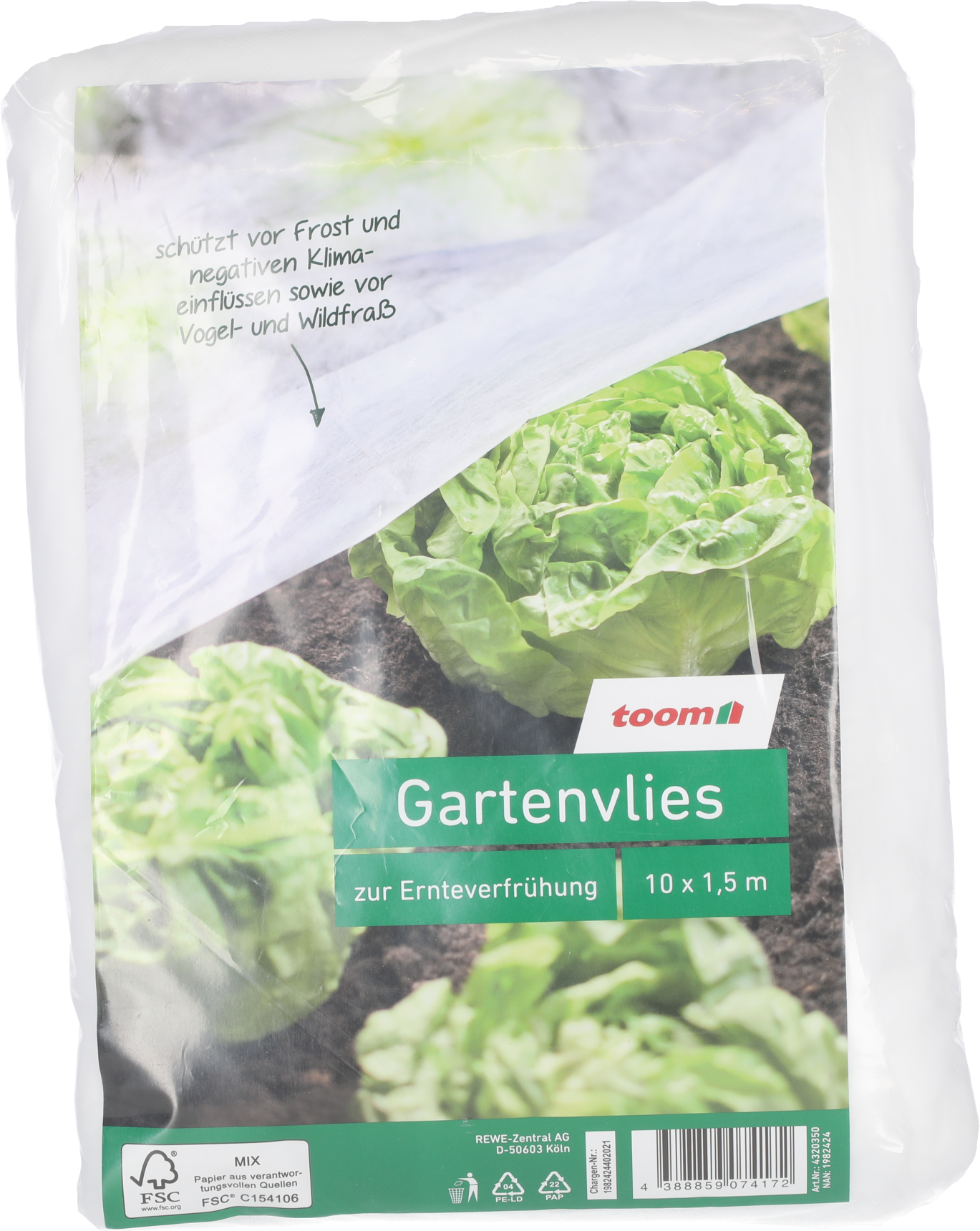 Thumbnail - toom Gartenvlies 17 g/m² weiß 150 x 1000 cm