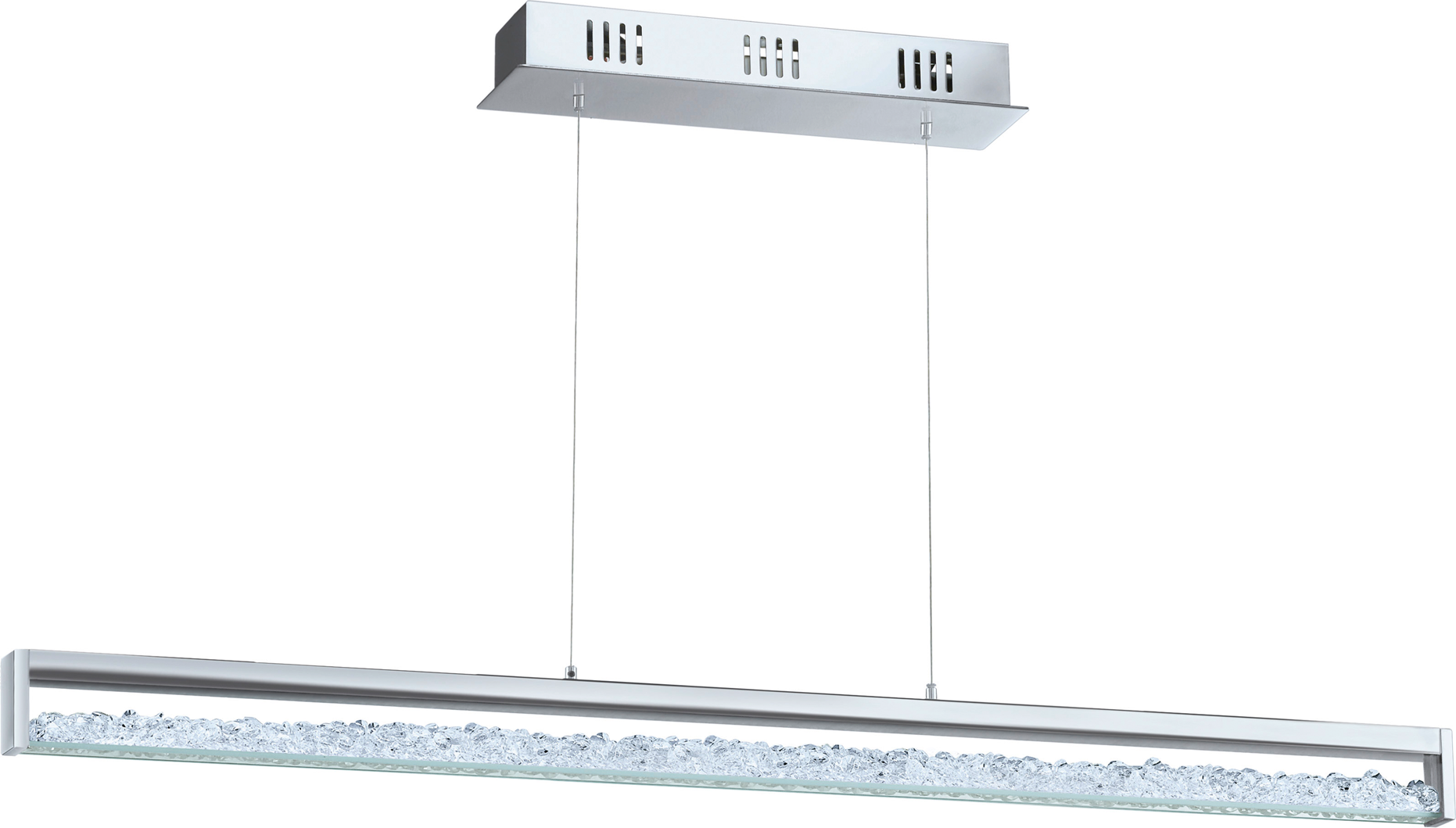 EGLO LED Hängeleuchte 'Cardito 1' chrom 88,5 cm