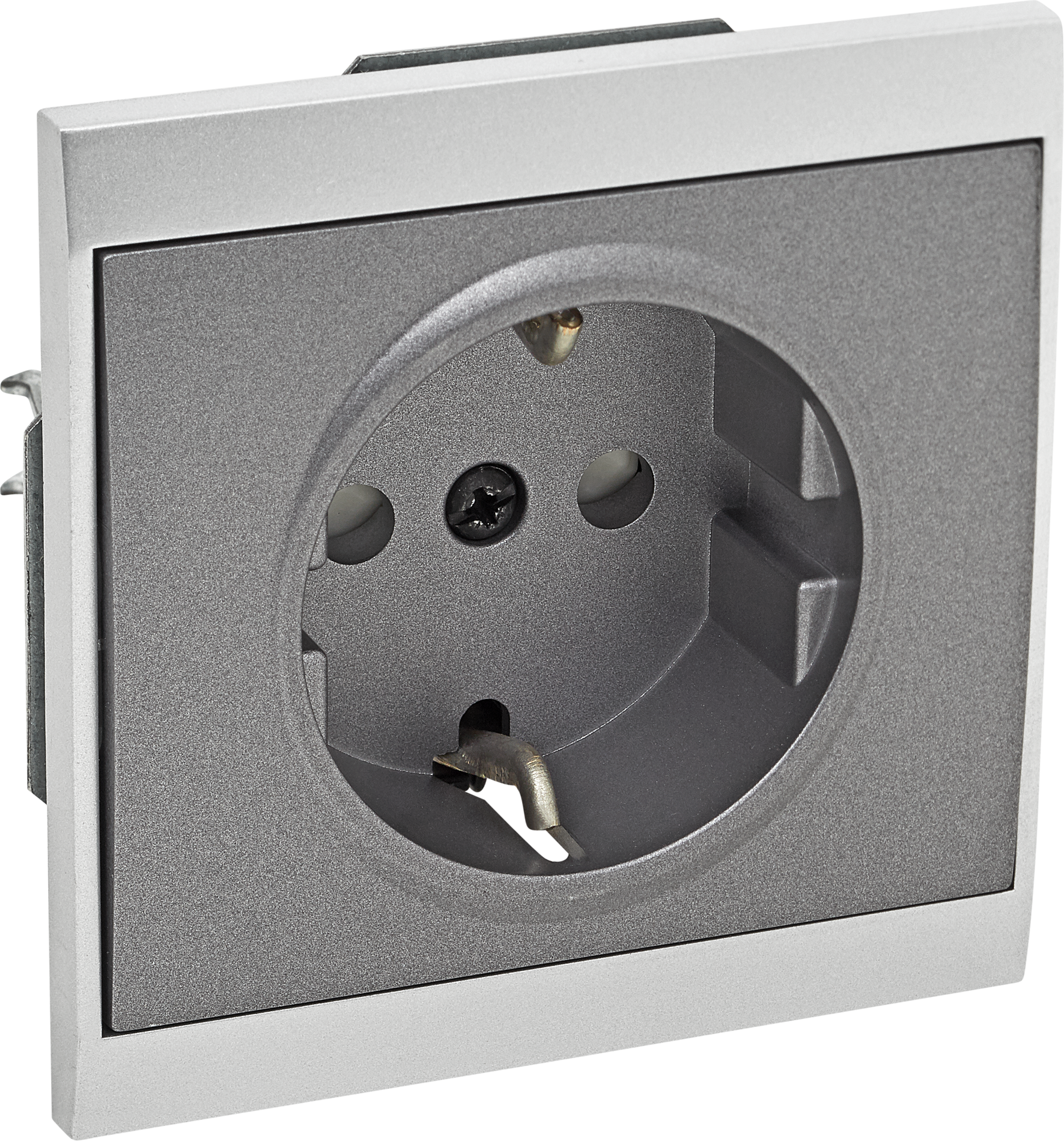 Kopp Schukosteckdose 'Malta' 1-fach anthrazit