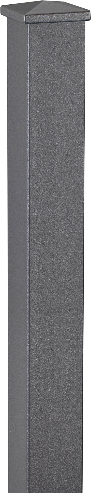 deutsche zauntechnik Zaunpfosten 'Residenze select+' anthrazit 180 cm für Zaunhöhe bis 120 cm