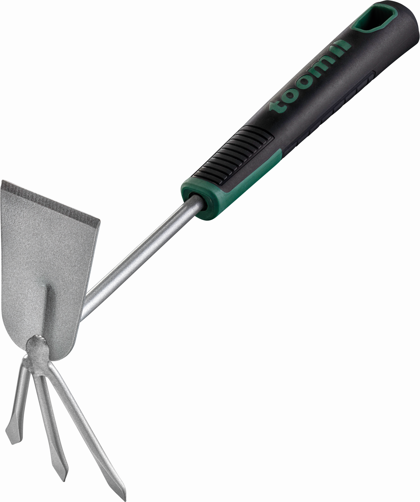 toom Premium-Hand-Doppelhacke Carbonstahl 3 Zinken 35 cm