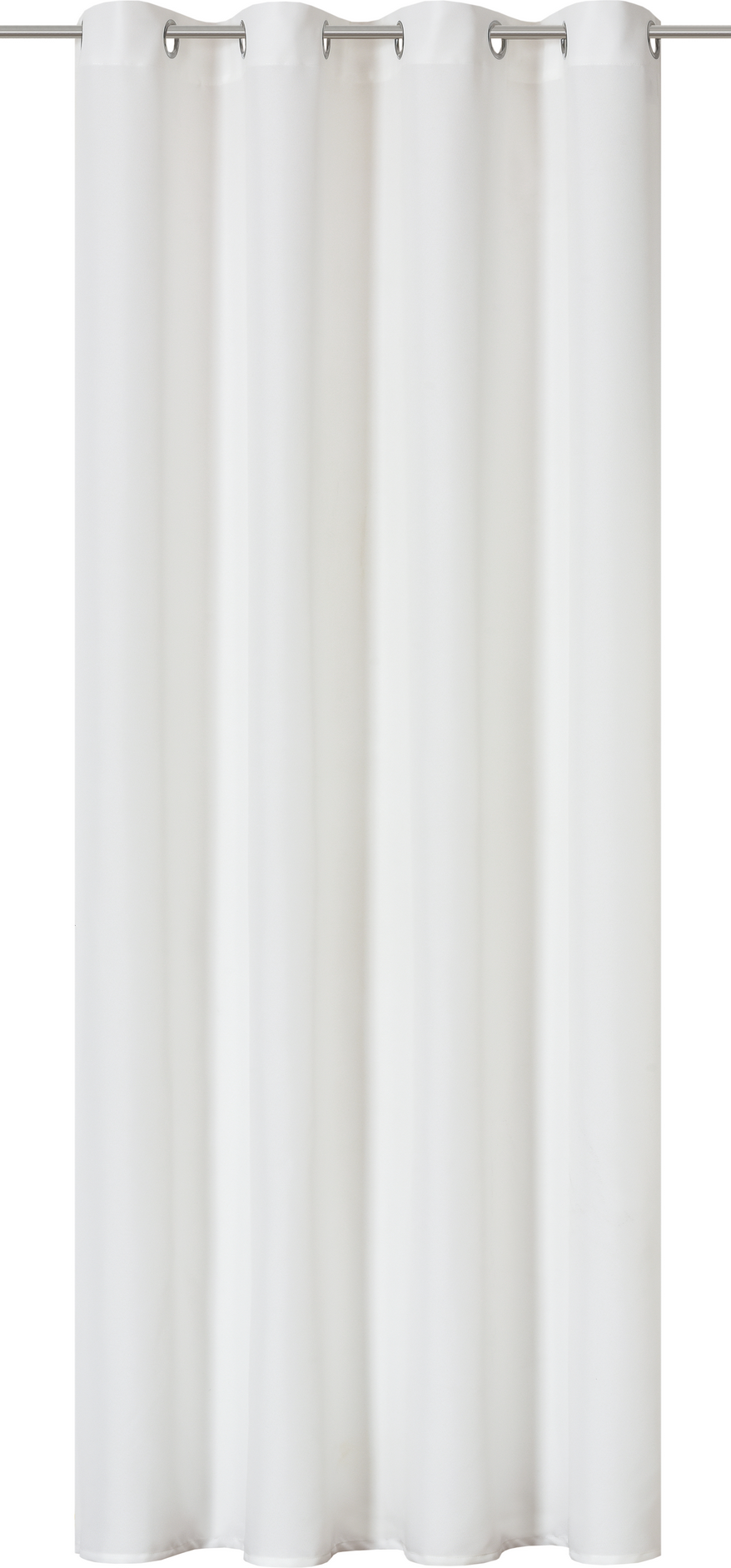 Thumbnail - Elbersdrucke Ösenschal 'Lino' Uni weiß 140 x 255 cm