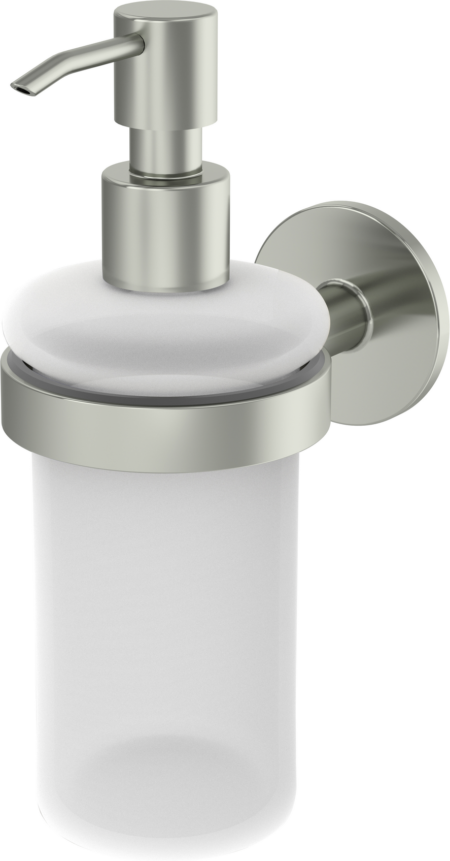 Lenz Seifenspender 'Noa' Zink nickelfarben