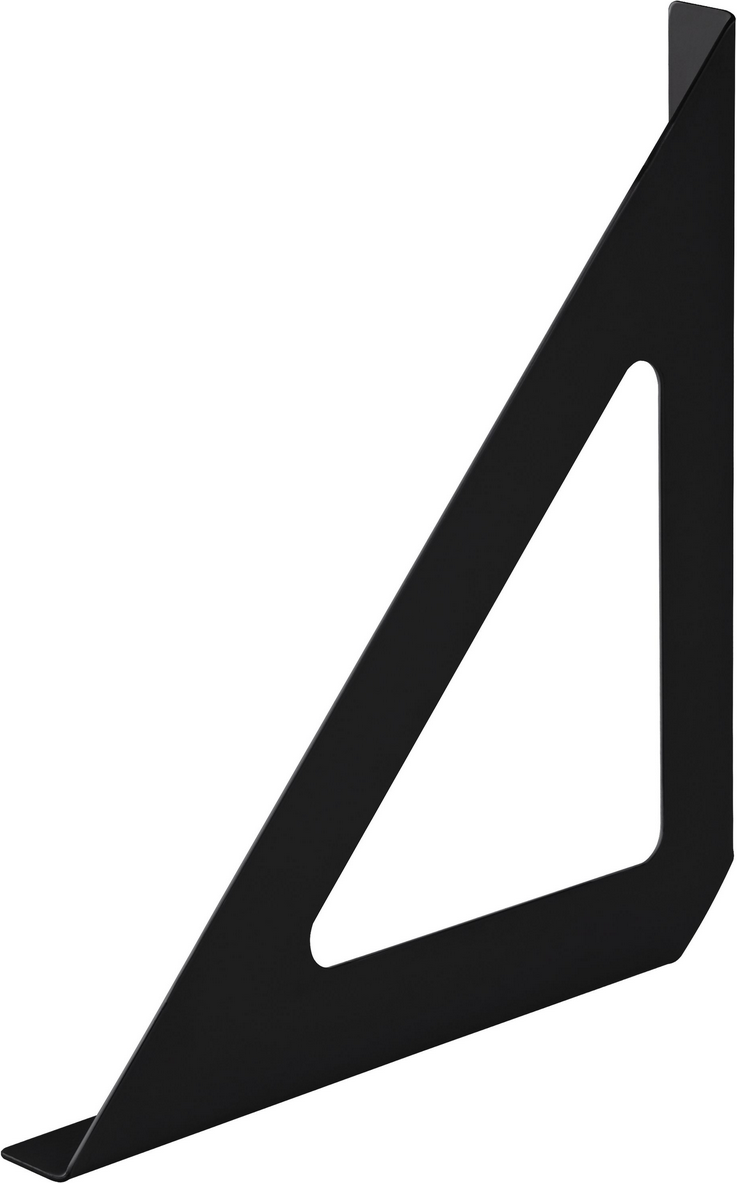 Dolle Metallkonsole 'Tri' schwarz 190 x 190 mm