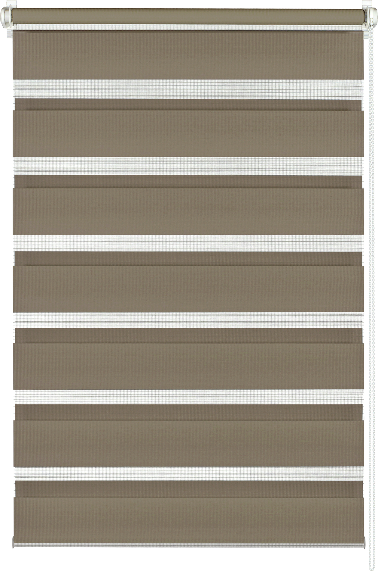 Thumbnail - Gardinia EasyFix Doppelrollo mocca 120 x 150 cm